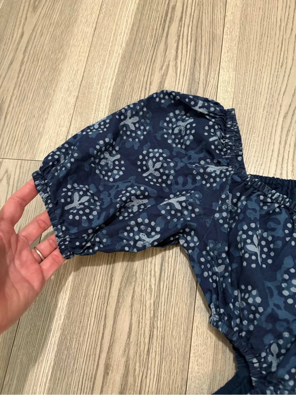 Zara Girls Cutout Puff Sleeve Dress Size 9